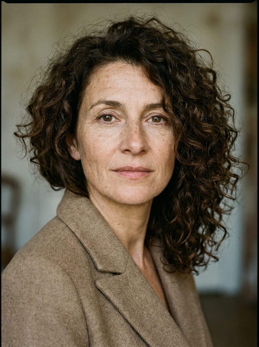 Asymmetrischer Curly Bob - Lockige Bob Frisur